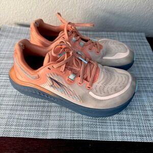 Altra Paradigm 7 Shoes Womens Size 6.5 Running Walking Navy Coral Lace Up